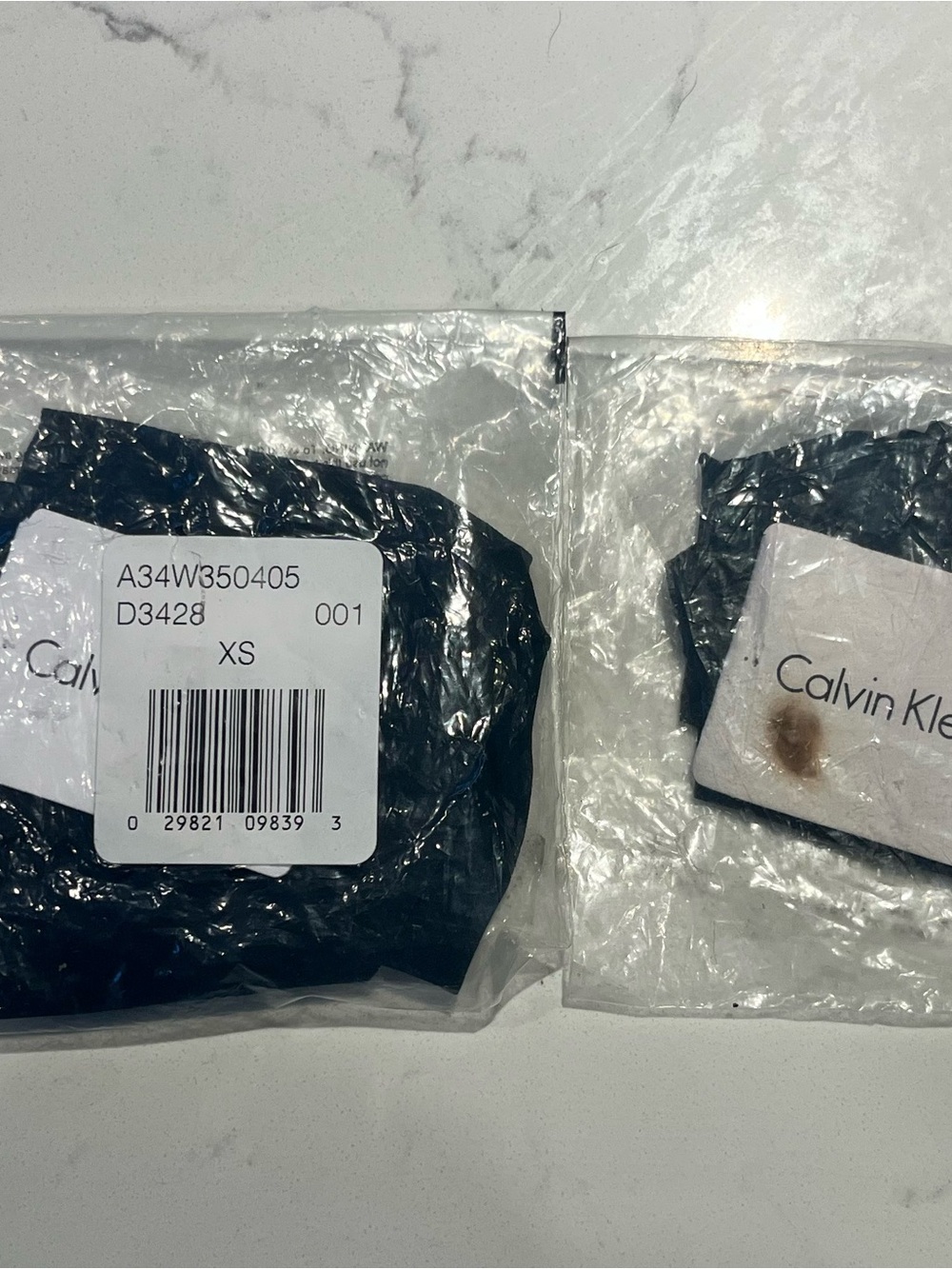 Calvin Klein Black Women’s Seamless Thing XS Two Pack-NWT